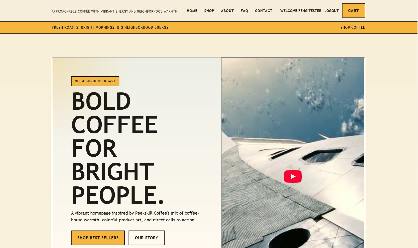 Peekskill Vibrant Theme